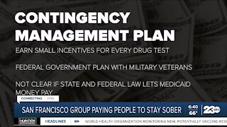 San Francisco group paying people to stay sober