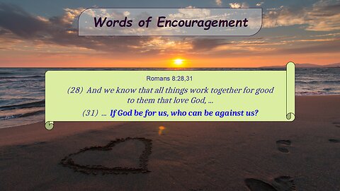 Words of Encouragement - September 2, 2023