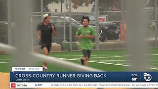 Cross Country runner gives back to the community