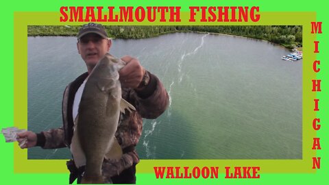 SMALLMOUTH BASS FISHING WALLOON LAKE