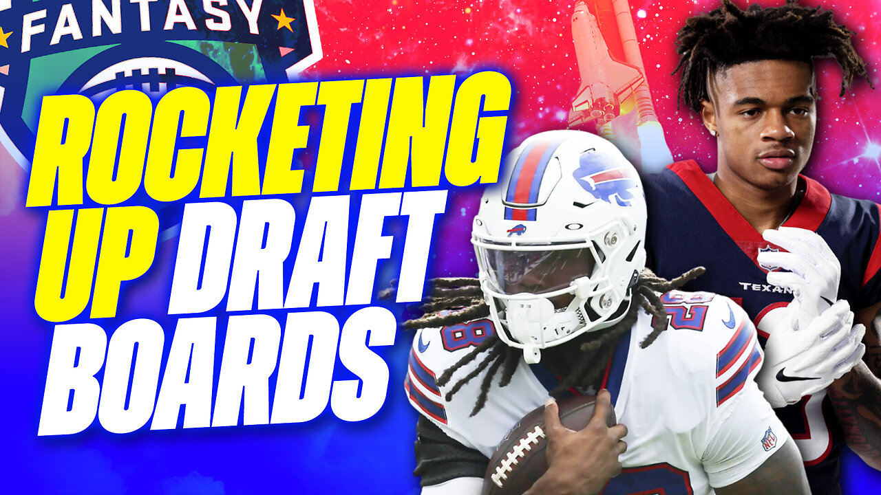 10 Players ROCKETING Up Fantasy Draft Boards - Fantasy Football 2023 Advice  and Draft Strategy