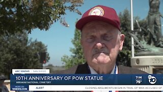 Ex-prisoners of war celebrate 10th anniversary of POW statue