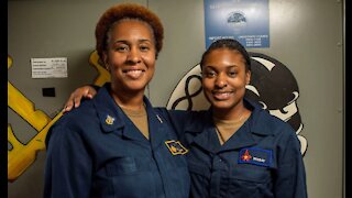 How this mother, daughter got to serve aboard the Ford together