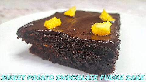 Sweet Potato Chocolate Fudge Cake | Tasty CAKE Recipe TUTORIAL