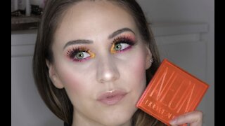 Neon summer inspired makeup tutorial