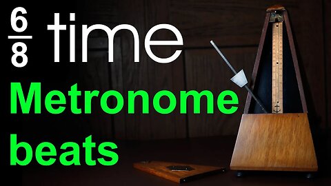 6/8 time metronome beats. 80, 90, 100, 110 and 120 BPM metronome beats