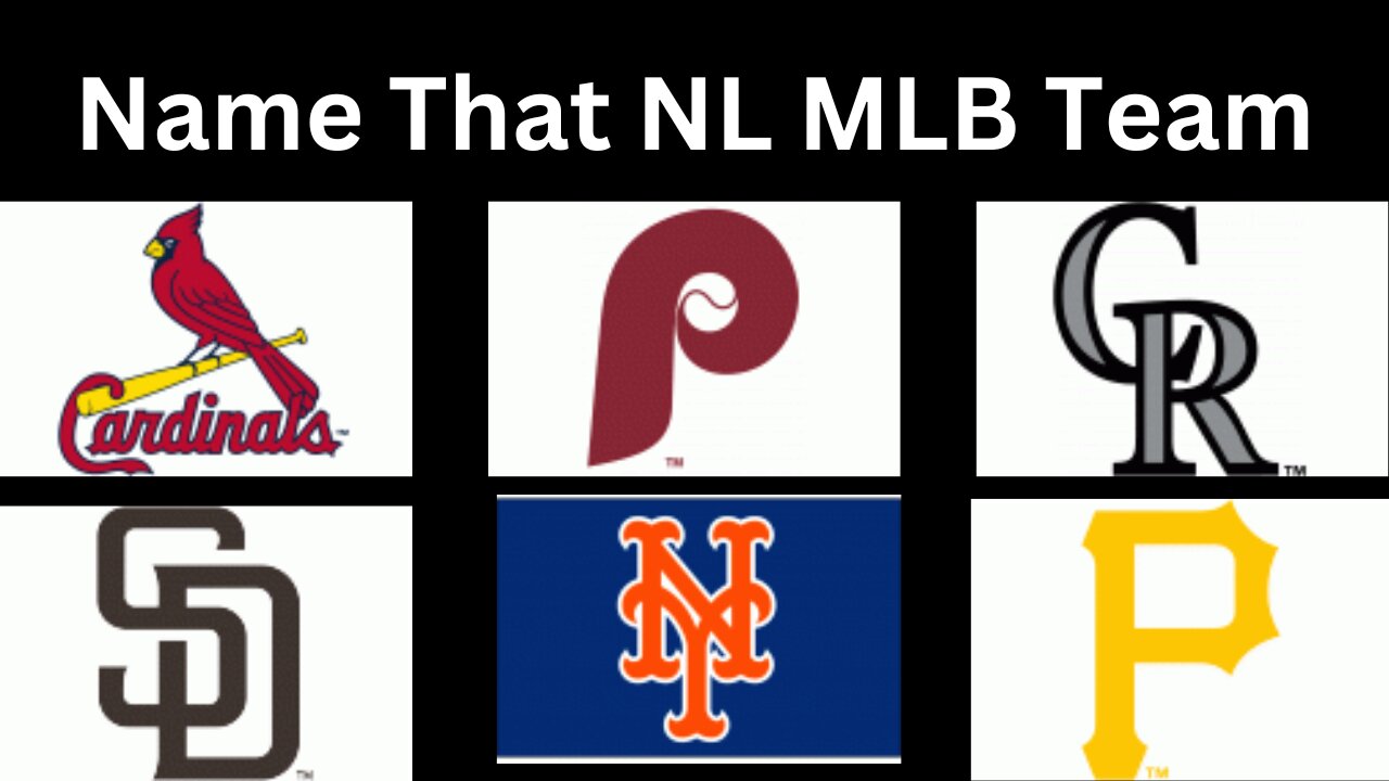 MLB Logo Trivia: Can You Guess Every League National Teams In 3 Seconds ...