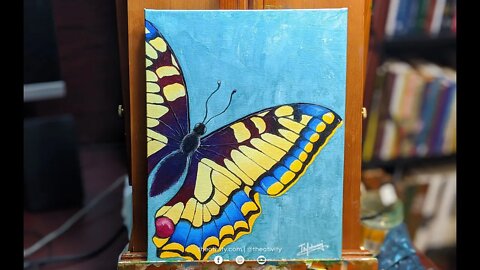 Butterfly | Oil Painting Timelapse
