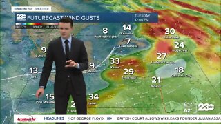 23ABC Evening weather update, January 24 2022
