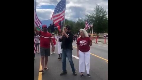 National Anthem at the North Bend parade