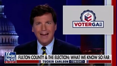 Tucker Carlson On The 2020 Georgia Election Fraud 🟠⚪🟣