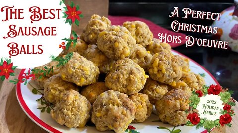 *THE BEST SAUSAGE BALLS* Old, hidden recipe card reveals beloved family recipe! Easy Appetizer! 🎄😋