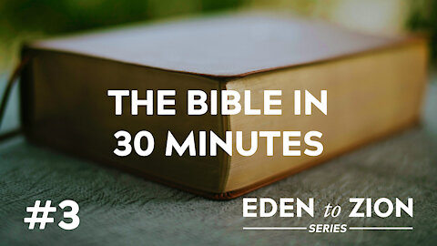 #3 The Bible in 30 Minutes - Eden to Zion Series