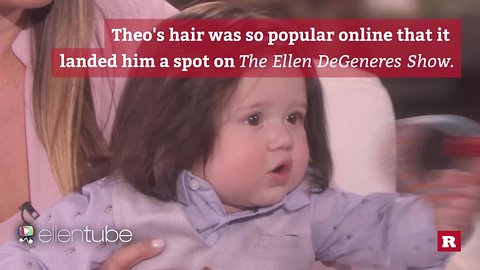 The baby with a full head of hair | Rare People