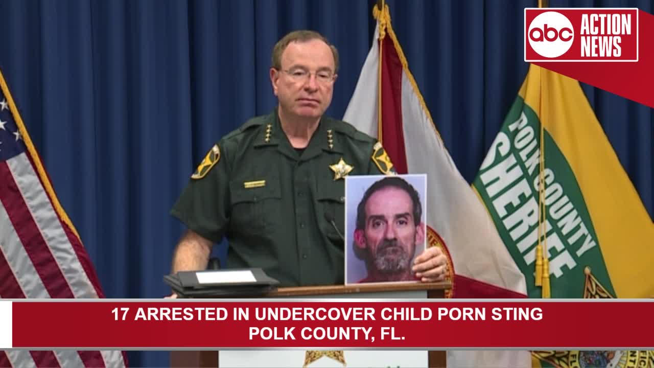 17 arrested in undercover child porn operation in Polk County