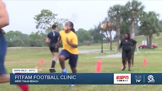 South Florida trainers hold FitFam football camp