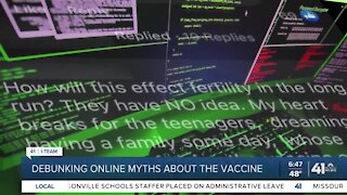 Debunking online myths about the vaccine