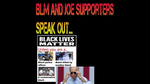 BLM and Joe Supporters Speak.