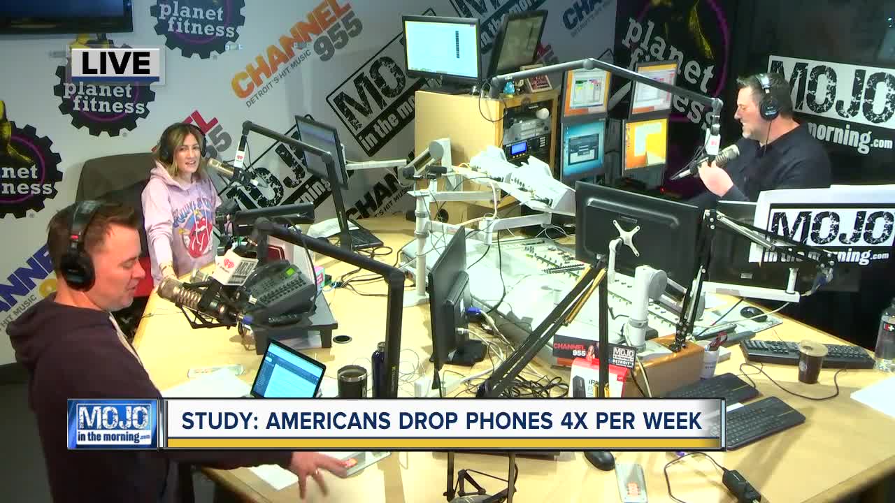 Mojo in the Morning: Study says Americans drop phones 4x a week