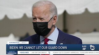 Biden: We cannon let our guard down