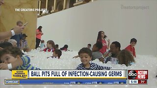 Ball pits full of infection-causing germs, study finds