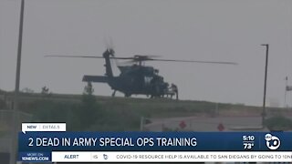 Army Special Operations soldiers killed in crash
