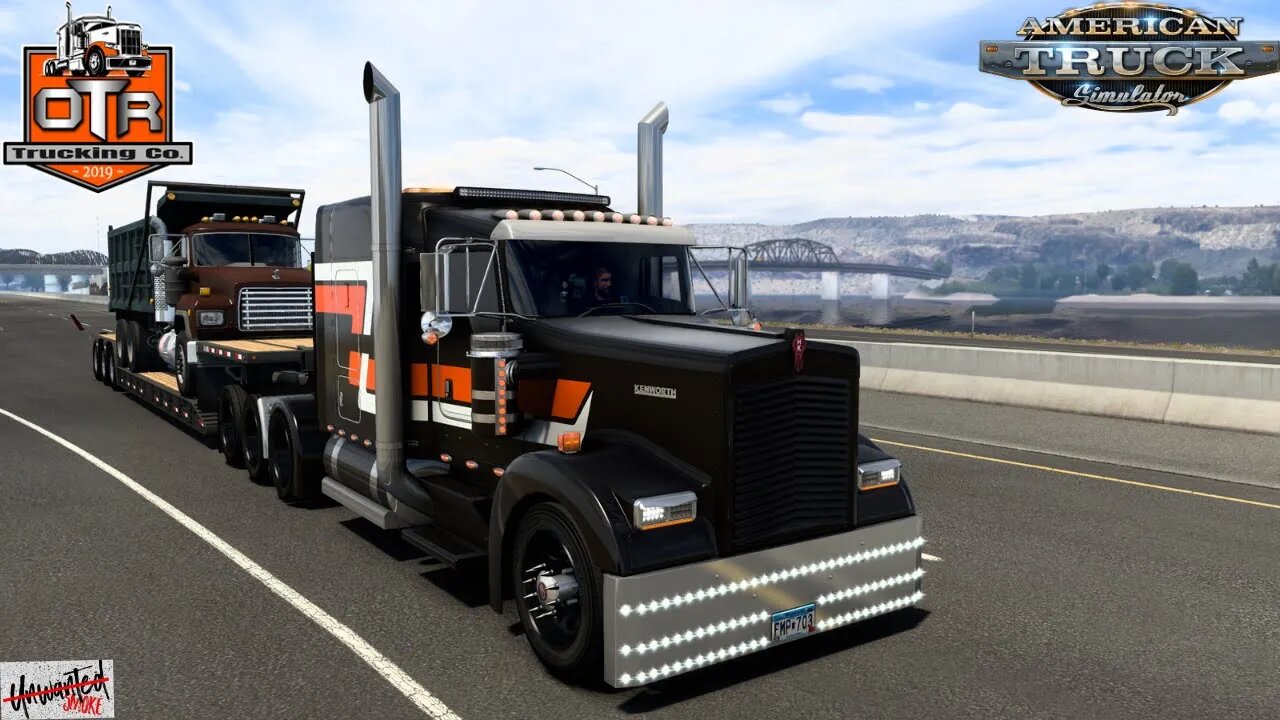 RACKING UP THE MILES ! OTR TRUCKING CO AMERICAN TRUCK SIMULATOR