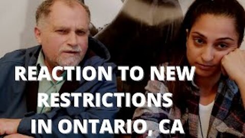 Rajie & Rocco Impromptu Video Reaction to New Restrictions in Ontario, CA