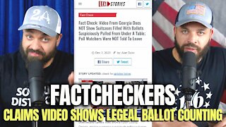 Factcheckers Claims Georgia Video Evidence Shows Legal Ballot Counting