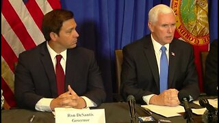 Vice President Mike Pence discusses coronavirus in Palm Beach County