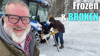 Frozen and Broken | Big Family Homestead