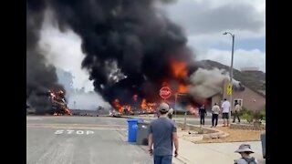 At Least 2 People Dead, 3 Homes Destroyed After Plane Crashes Into San Diego Neighborhood
