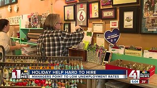 Low unemployment rates impacting holiday help in Kansas City metro