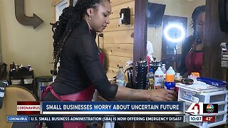 Small businesses worry about uncertain future