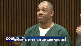 Father sentenced in death of 7-year-old daughter