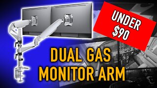 $85 Dual Gas Monitor Arm from Atumtek - Unboxing, Setup, and Review