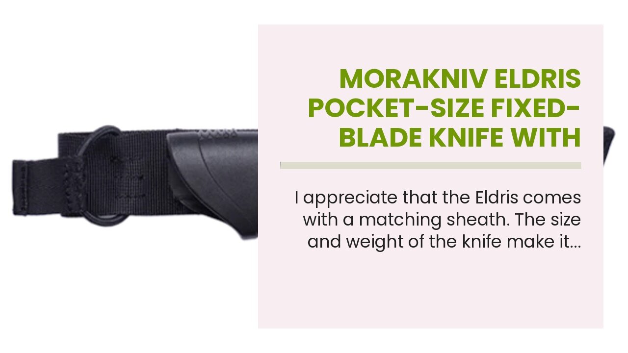  Morakniv Eldris Pocket-Size Fixed-Blade Knife With