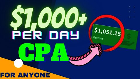 $1000 A DAY Untapped CPA Marketing | Free Traffic | CPA Marketing For Beginners | CPA