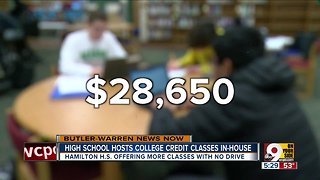 Hamilton High School hosts college credit classes in-house