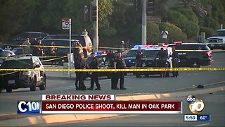 San Diego Police shoot, kill suspect in Oak Park