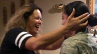 Mom sees daughter again after two-month deployment