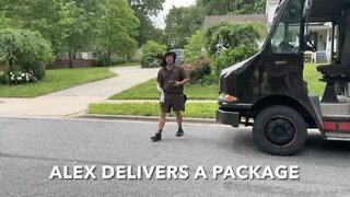 Alex Delivers A Package