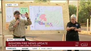 LIVE UPDATES: Bighorn Fire grows to 7,092 acres