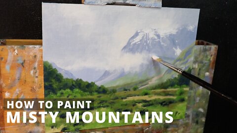 How to Paint MISTY MOUNTAINS