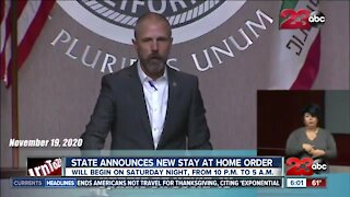 Governor Gavin Newsom issues new stay at home order