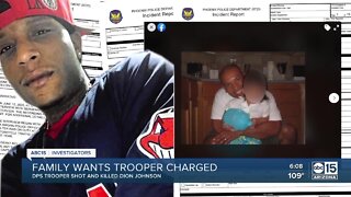 The family of Dion Johnson wants trooper charged