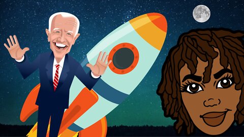 BIDEN BUDGETS 7.5 BILLION TO PUT WOMAN OF COLOR ON THE MOON