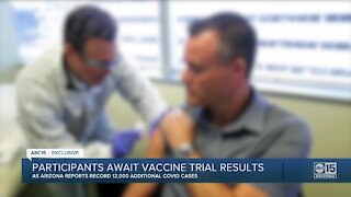 Participants await COVID vaccine results
