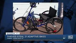 21 bikes stolen from group that helps those with disabilities