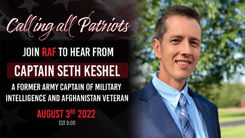 Red America First 8-3-22 meeting with Captain Seth Keshel